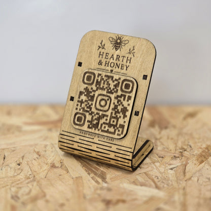 Craft Fair Stall Signage Pack – Custom Laser Engraved Plywood Display Set