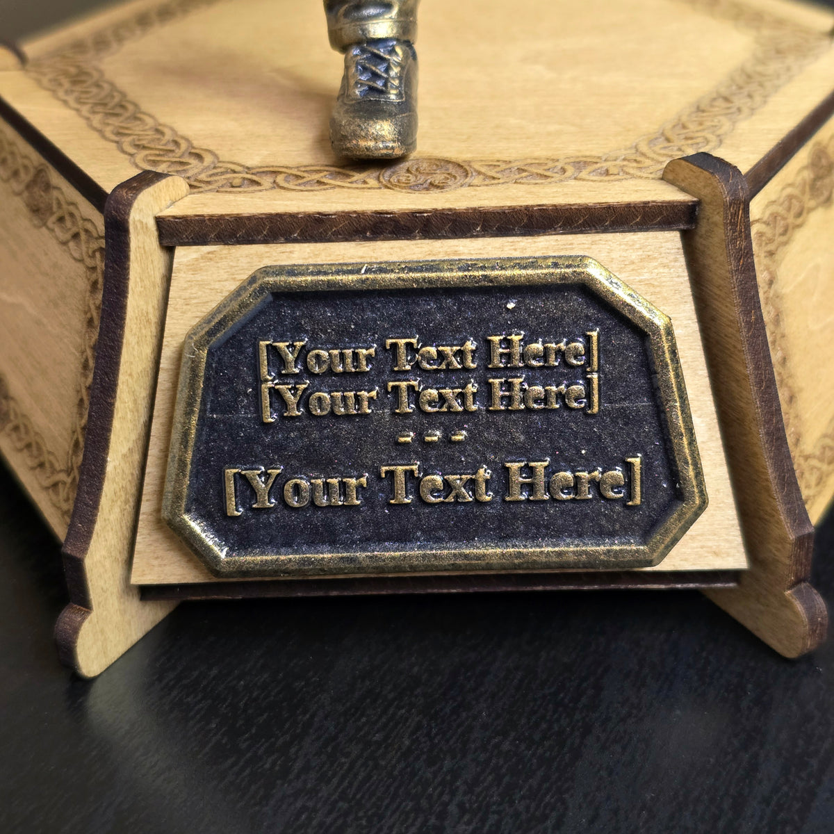 Personalised Male Road Bowls Trophy