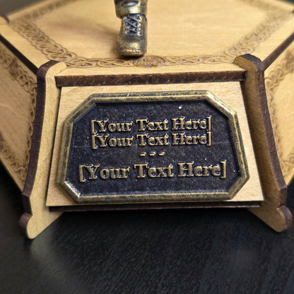 Personalised Male Road Bowls Trophy