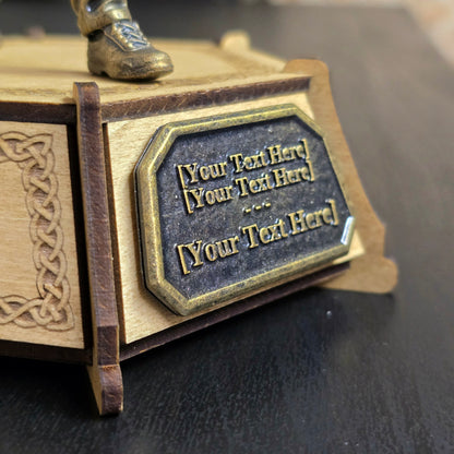 Personalised Male Road Bowls Trophy