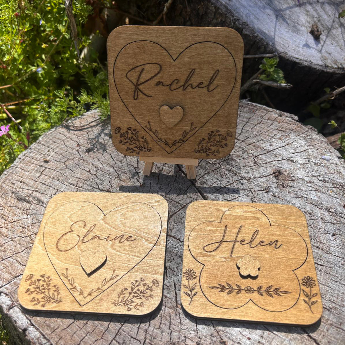 Personalised Wooden Bridal Party Proposal Reveals