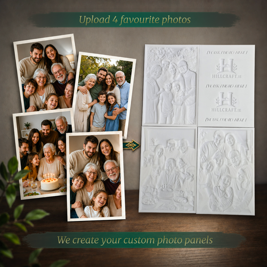 Personalised 4-Photo Lamp - Custom Glowing Memory Light