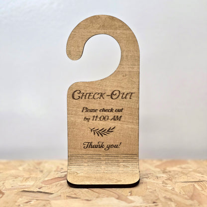 Complete Airbnb Signage Pack – Personalised Wooden Guesthouse Welcome Sign Set