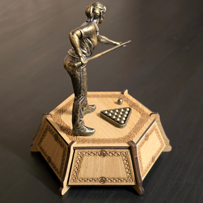 Personalised Female Pool Trophy