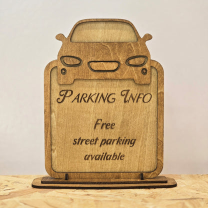 Complete Airbnb Signage Pack – Personalised Wooden Guesthouse Welcome Sign Set