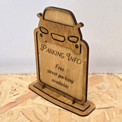 Complete Airbnb Signage Pack – Personalised Wooden Guesthouse Welcome Sign Set